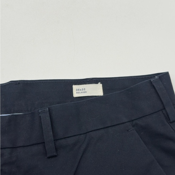 Gap Pants Men 36x32 Relaxed Dark Blue Chino Straight Pants - Picture 4 of 13